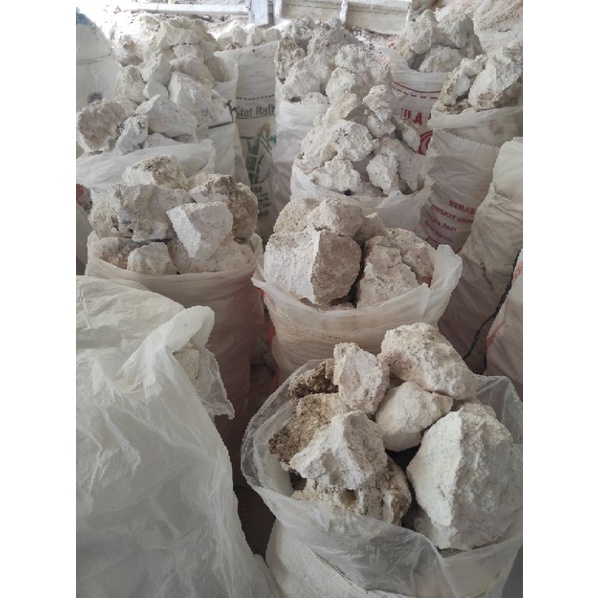 BATU KAPUR GAMPING / KAPUR AKTIF (kapur sirih) BENTUK BONGKAHAN BATU