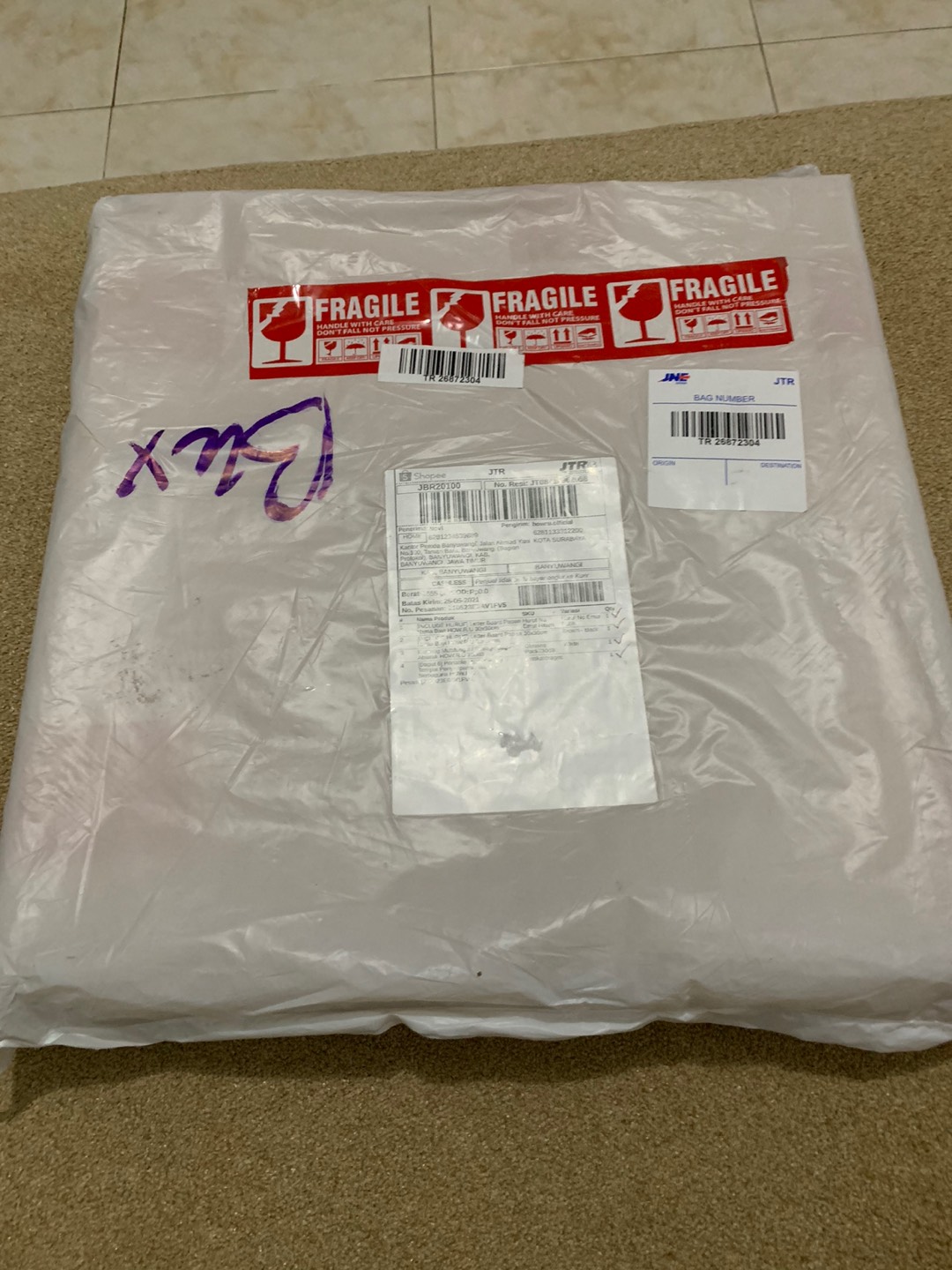 Kantong Multifungsi Hp Kacamata / Storage Bag Motif Floral Lucu How.r.u 73020