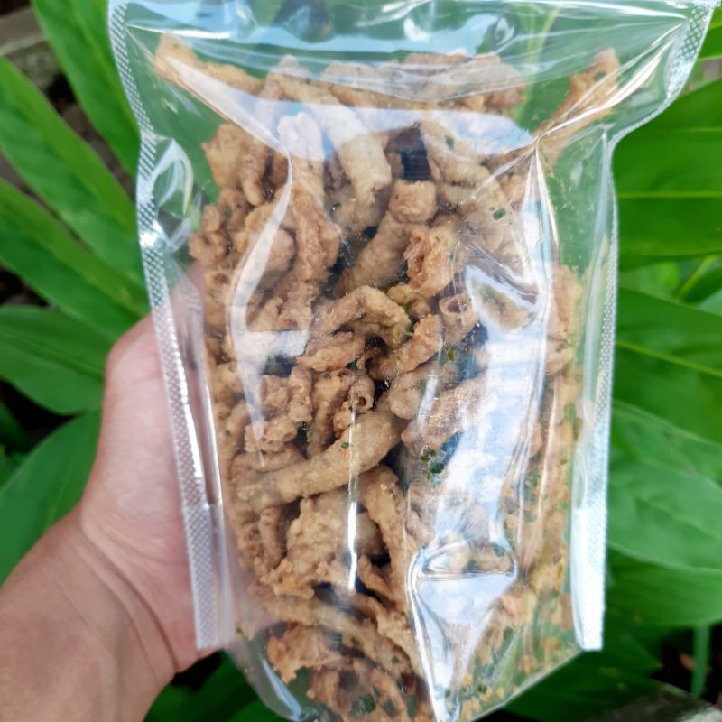 

Keripik Usus / Kripsus Daun Jeruk Original/Gurih - 250 gr