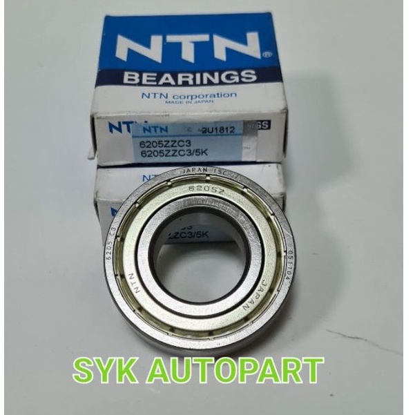 Ball bearing 6205zz ntn