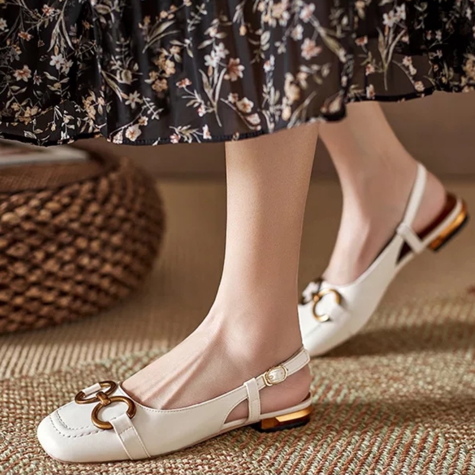 RYX - Secret Ring Sepatu Flat Slip-On Wanita Fashion Casual - Ori Import