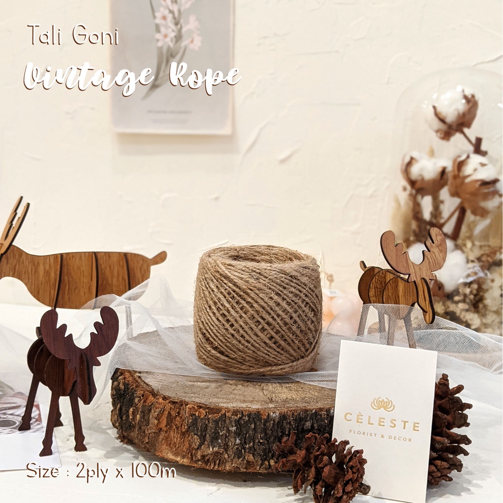 

Tali Goni Kreasi DIY Roll | Vintage Jute Roll