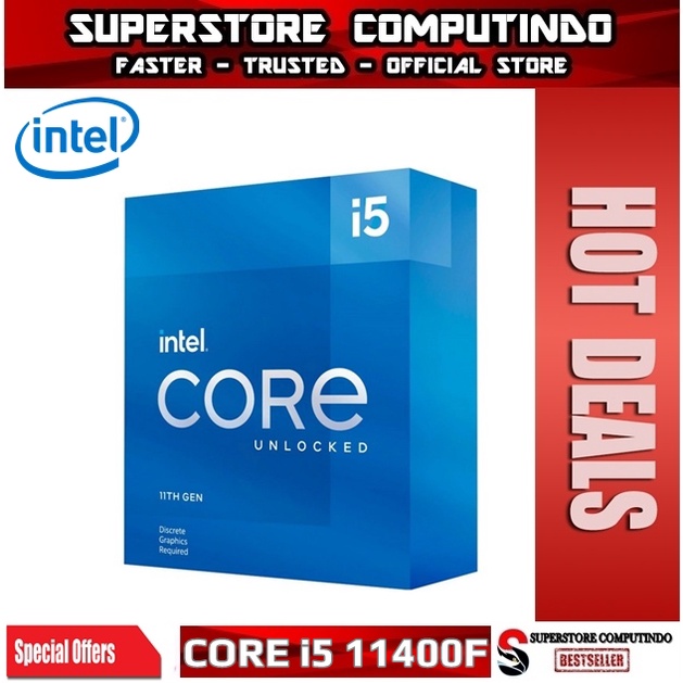 Processor Intel Core i5 11400F Box Rocket Lake Socket LGA 1200