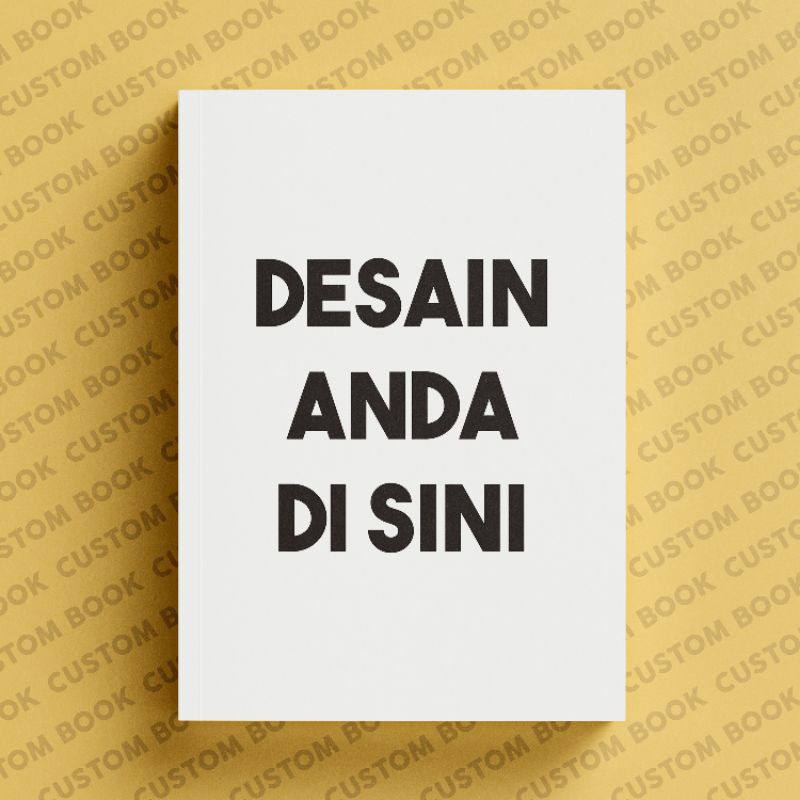 

Notebook Buku Catatan Custom A6 Soft Cover 100 Halaman Jilid Binding Custom Desain