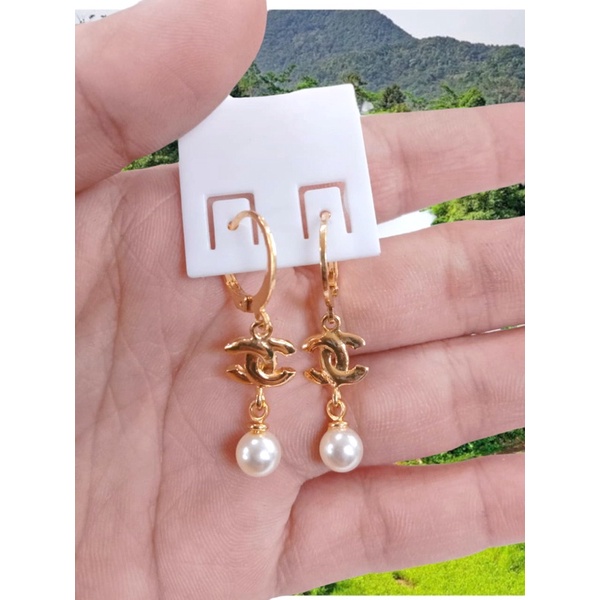 anting wanita //anting gantung muitara//anting