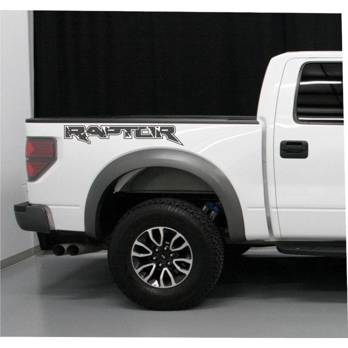 PS✨ stiker raptor ford ranger sticker mobil ford ranger raptor - Putih