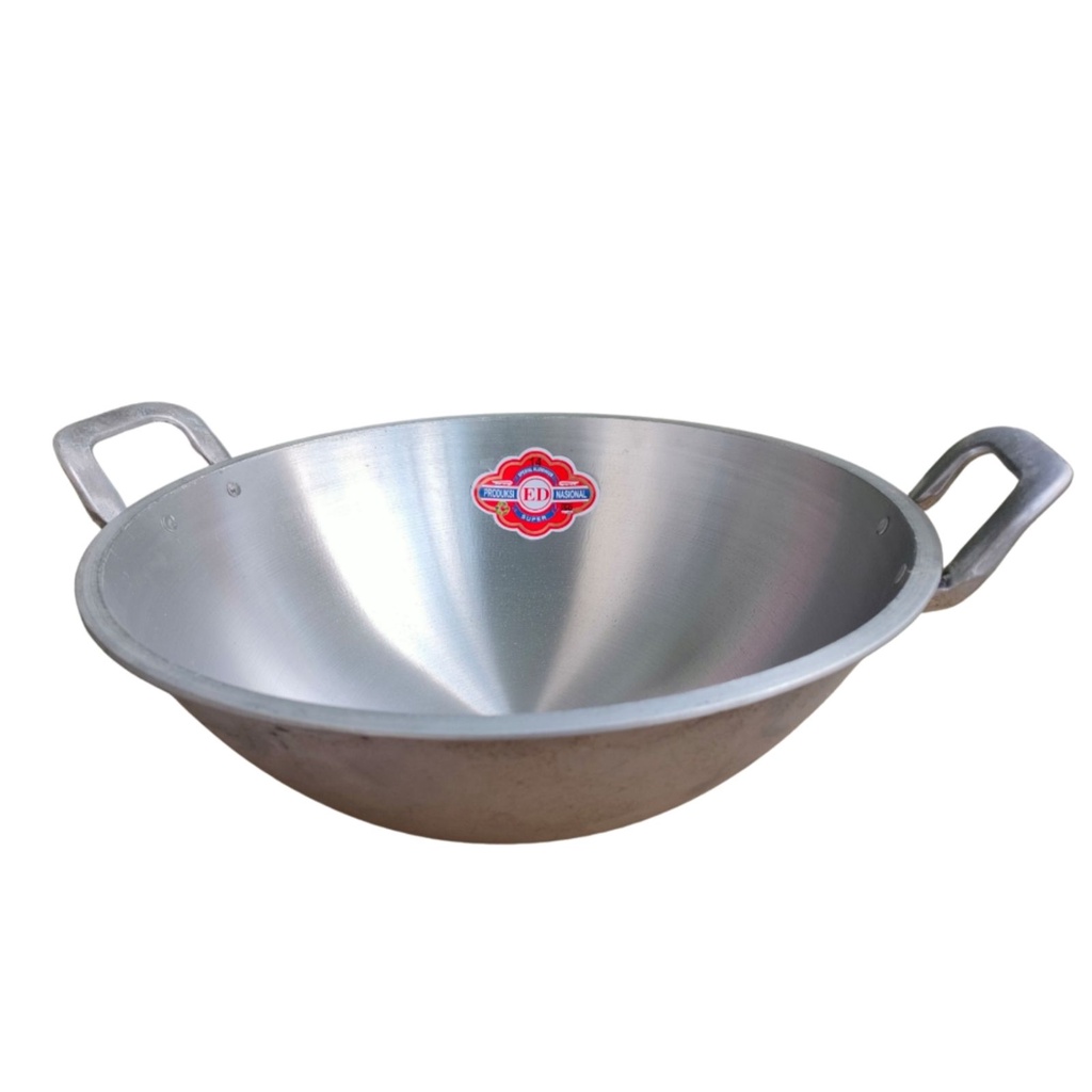 Wajan Aluminium - Wajan Panci ED - Cekung - Wajan Aluminium Tebal