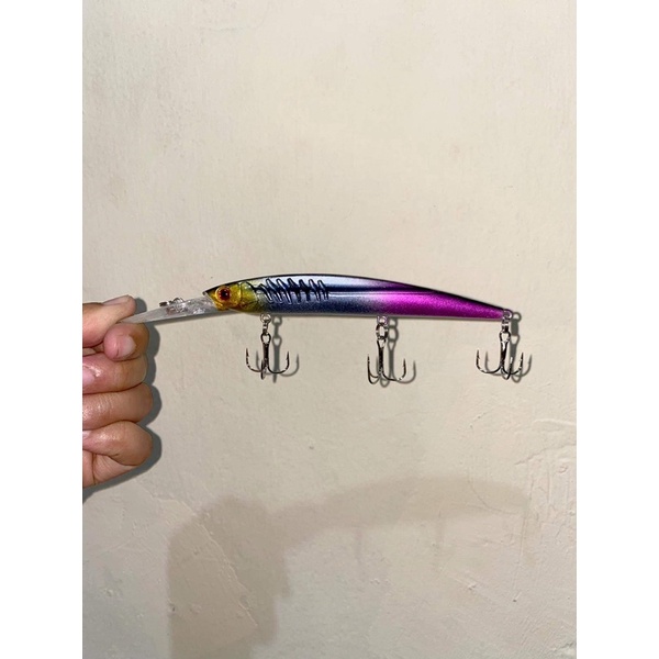 Fishing Lure Minnow lidah panjang-6pc