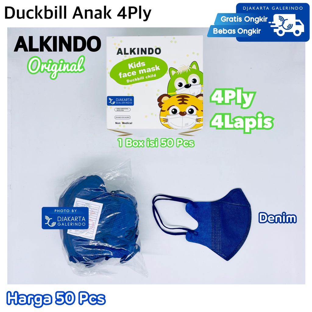 Masker Duckbill Anak Dr ITC Avengers Marvel Spiderman ironman isi 50Pcs