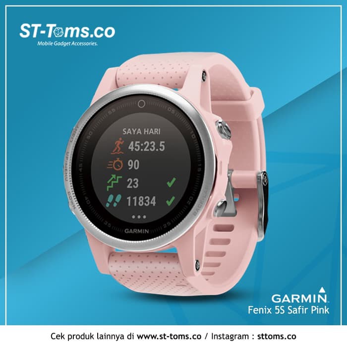Garmin Fenix 5S Sapphire Pink Tone 0100168546