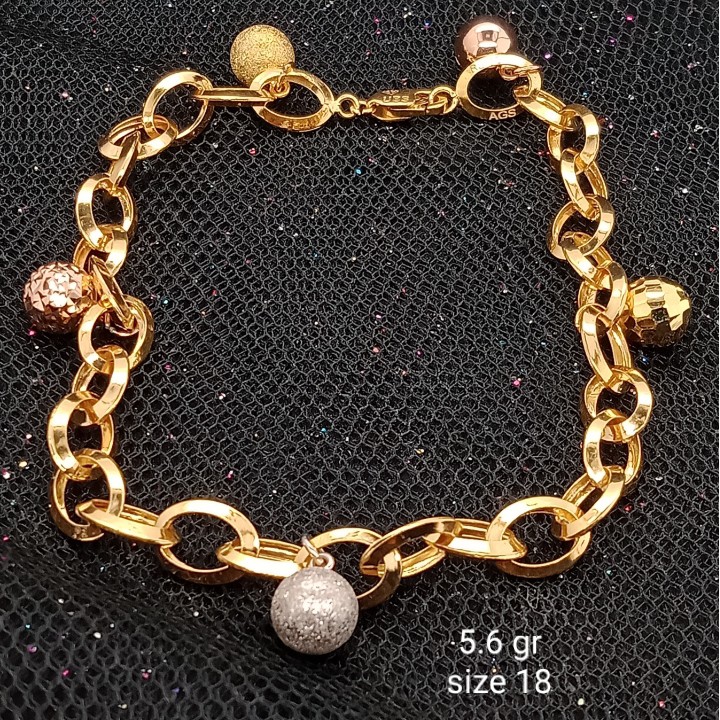 Gelang Emas 17 K - 5.6 gr Kadar 750 - 3419
