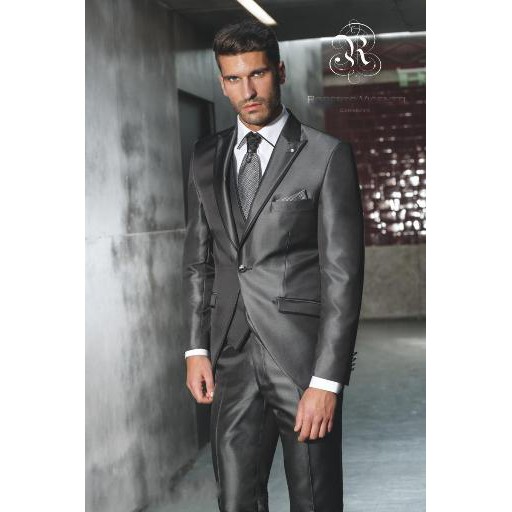 jas silver pernikahan pria