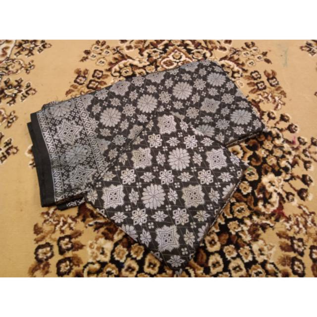Nyimas Songket - Songket khas palembang ATBM set hitam silver