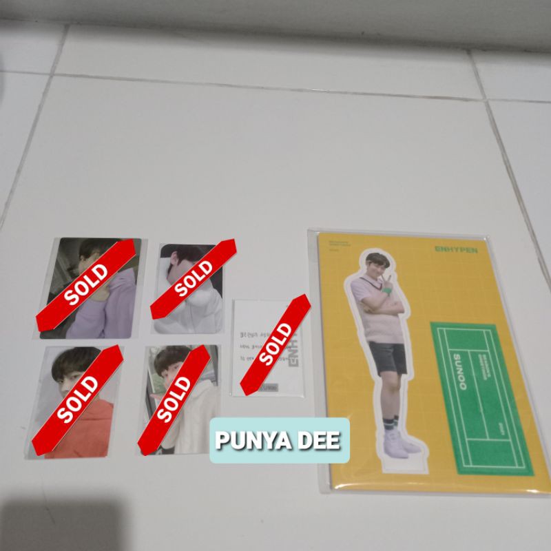 PHOTOCARD SUNOO ORIGINAL MEMBERKIT | NP | LIGHSTICK | SEASON GREETING | MEMOPAD | STANDEE SG