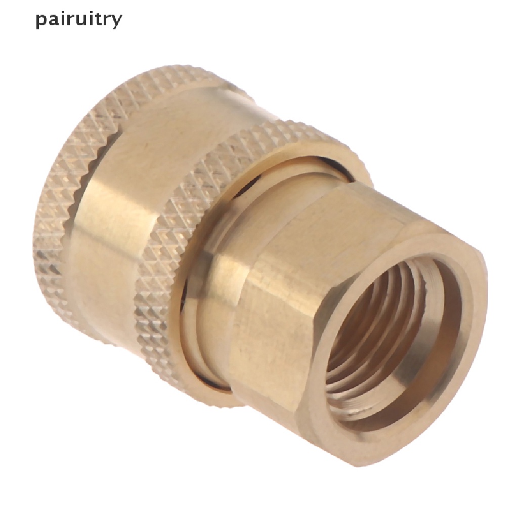 Prt 1Pc Coupler Female NPT 1 / 4 &quot;Bahan Kuningan Untuk Pressure Washer PRT