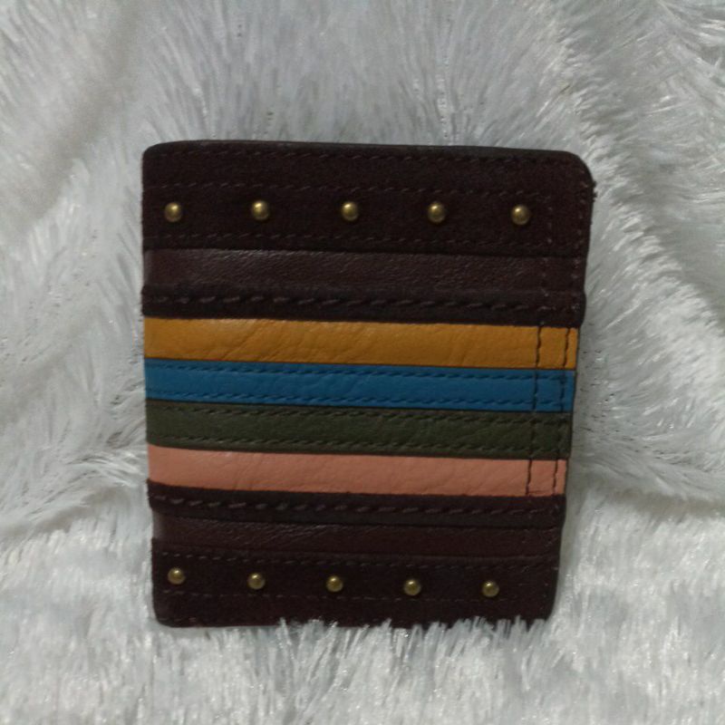preloved dompet fossil logan bifold