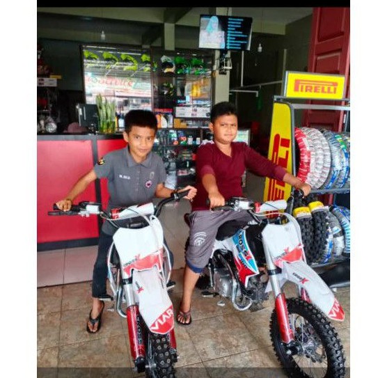 motor trail anak motor anak sd becak cross 100mt viar murah terbaik