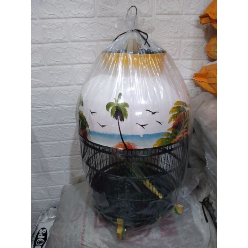 KANDANG / SANGKAR BURUNG PERKUTUT MAHKOTA CIANJUR /  KERETA KENCANA / KANDANG PERKUTUT BARONG