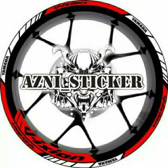 Stiker Vixion Stiker Velg Motor Vixion Satu Set