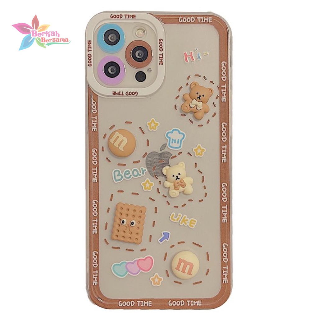 SS097 SOFTCASE 3D IPHONE 6 6+ 7 7+ 8 8+ X XS XR MAX BB6578