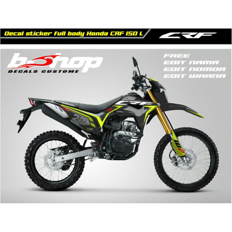 

stiker decal crf grafis stabilo