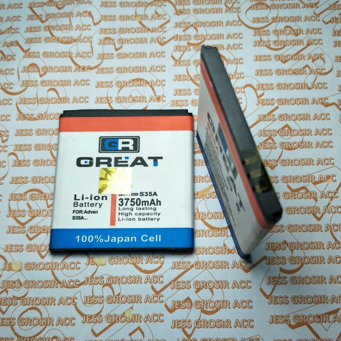 Baterai Battery GREAT Double Power IC Protection ADVAN Vandroid S35A , S-35A