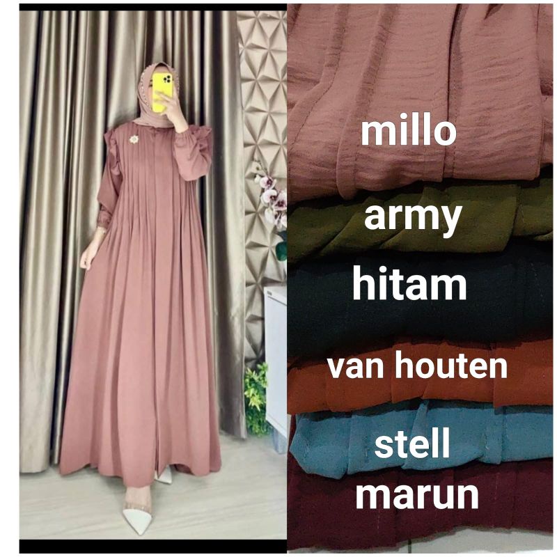 GAMIS CRINCLE AIRFLOW LD112 GAMIS CRINCLE PREMIUM GAMIS MUSLIM GAMIS KEKINIAN