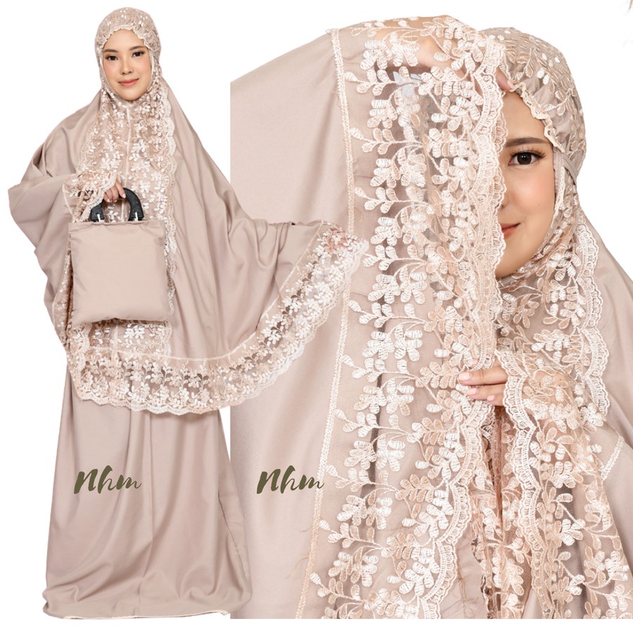 Mukena Dewasa Shireen, Mukena Katun Adem Renda Traveling