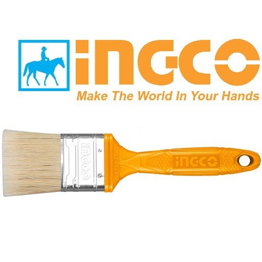 INGCO Kuas Cat Gagang Fiber Ukuran 1.5 Inch 38mm Paint Brush