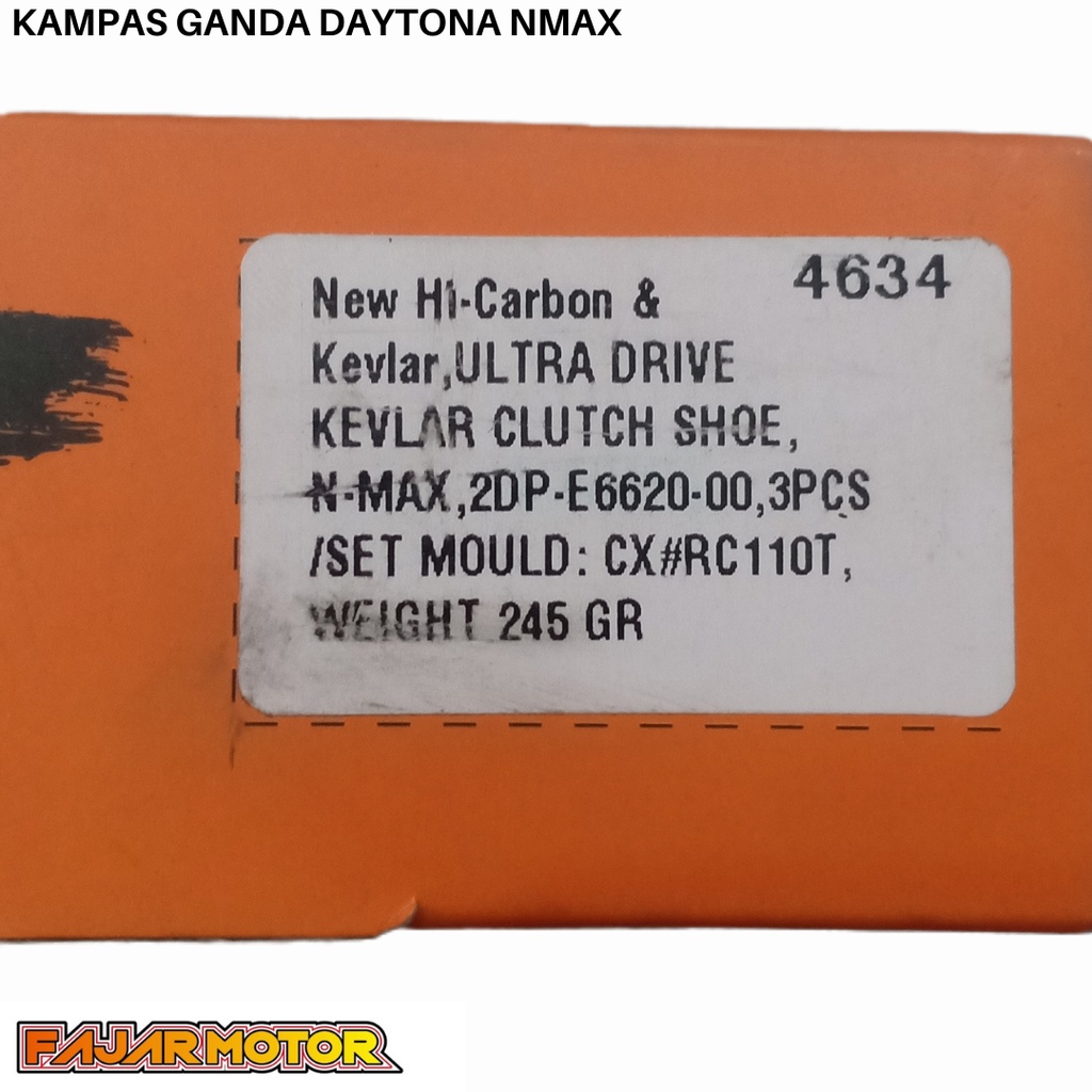 KAMPAS GANDA DAYTONA RACING NMAX ALL SERIES NEW/OLD TYPE 2DP KODE 4634 AEROX B65 4635