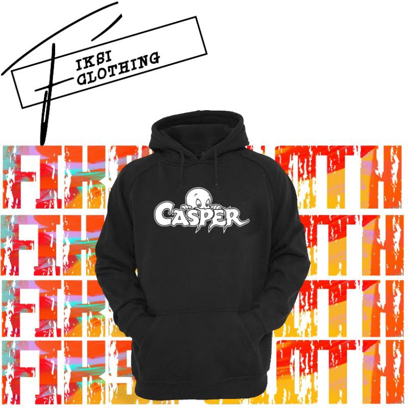 Jaket Sweater Hoodie Keren Casper Logo - Fiksi Clothing