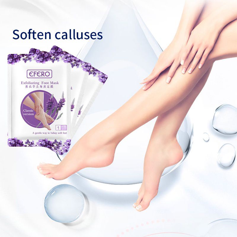 EFERO FOOT MASK LAVENDER|MASKER KAKI 1 PASANG