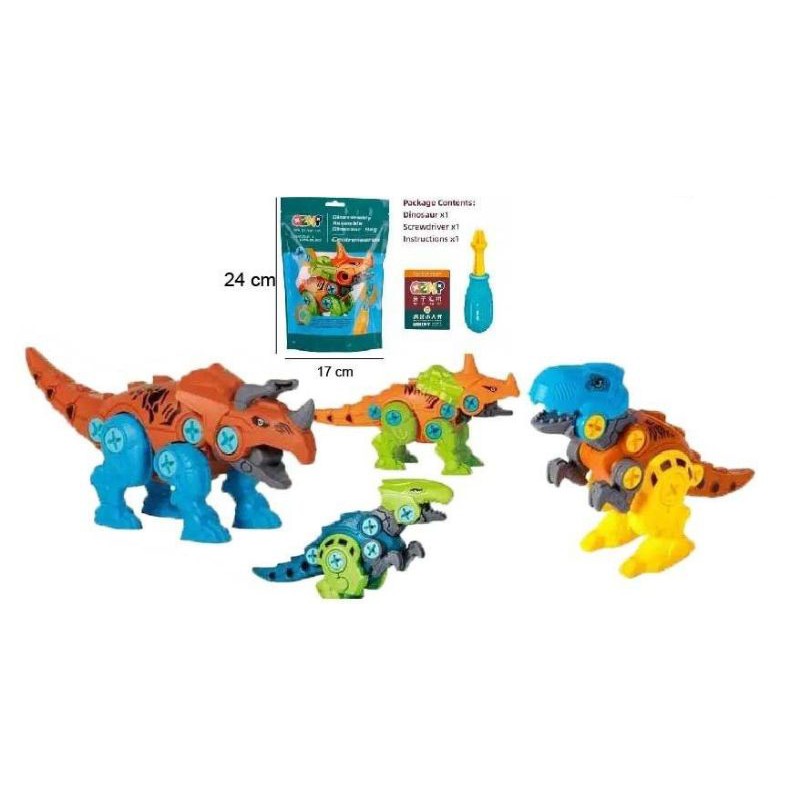 Mainan Bongkar pasang Dinosaurus