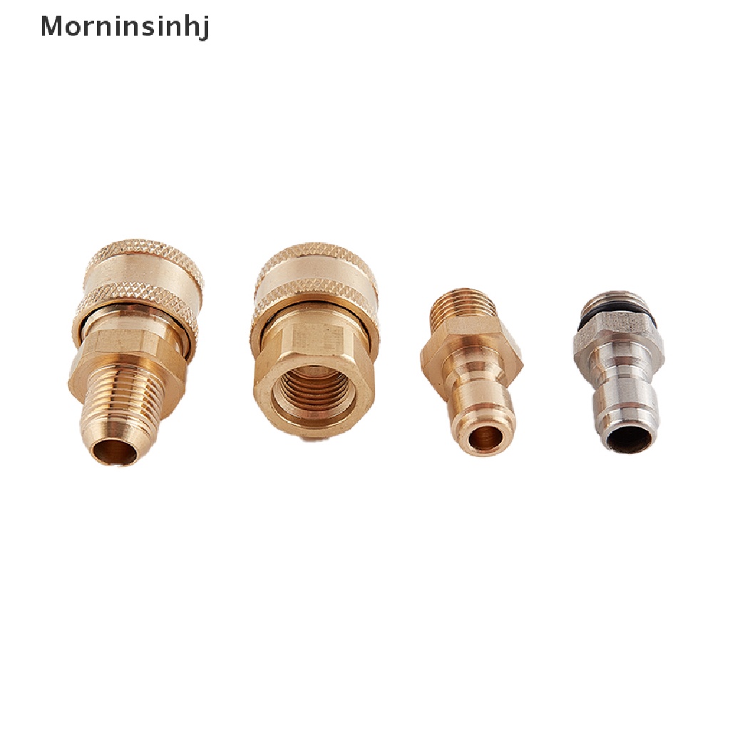 Mornin Coupler Selang Air Tekanan Tinggi Bahan Tembaga 1 / 4 &quot;