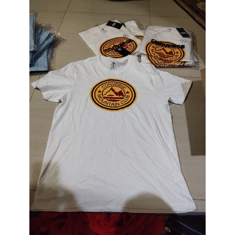 Kaos Converse Mountain Putih Original