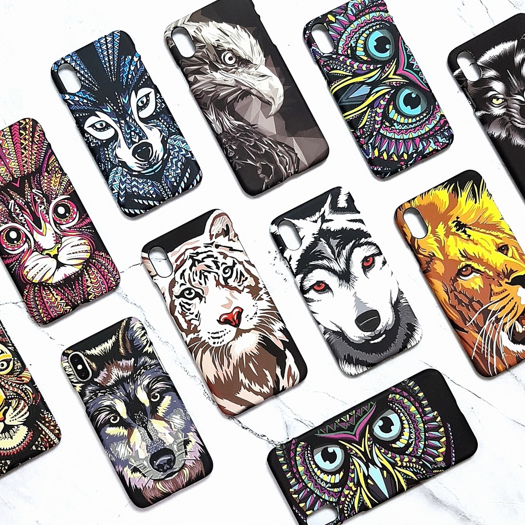 SAMSUNG J2 PRIME GRAND PRIME J5 PRIME J7 PRIME J2 PRO J3 PRO J3 PRO LAMA J5 PRO J7 PRO J7 DUO J7 PLUS - LUXO Soft Case Animal Glow In The Dark