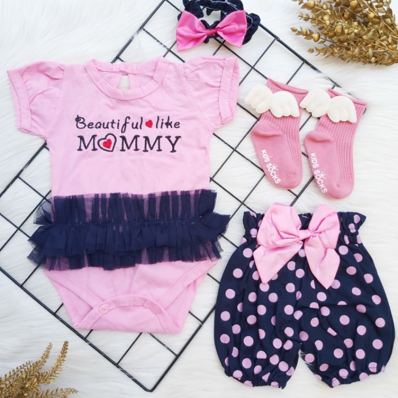 BAJU BAYI BLOOMER SET BABY BAHAN KATUN ADEM / BLOMER SET BAYI