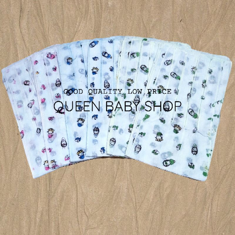 K-SHP (3 pcs / 6 pcs) GURITA IKAT BAYI LARGE MOTIF WARNA Gurita Bayi Jumbo Gurita Ikat Bayi