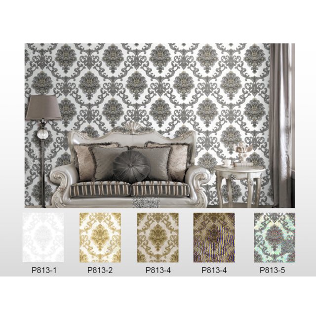 WALLPAPER DINDING MURAH RUANG TAMU KLASIK VINYL PREMIUM TERBARU