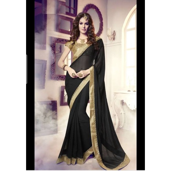 saree India set choli murah