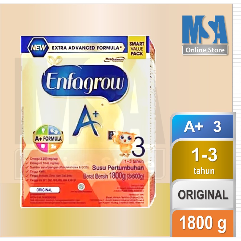 

Enfagrow A+ 3 ORIGINAL / VANILA 1800 gr