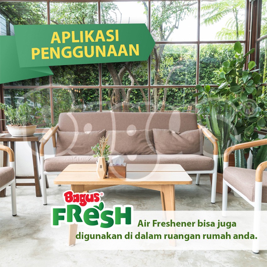 Bagus Fresh Air Freshener Pandan Pewangi Pengharum Ruangan W-21517