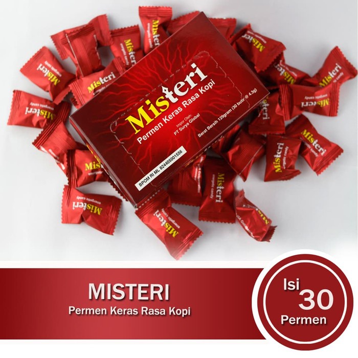 MISTERI CANDY- Permen Stamina Vitalitas Kusus Pria Dewasa 1 Box 30 Pcs