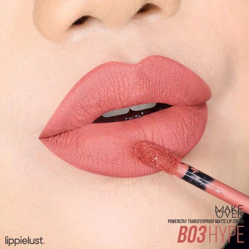 MAKE OVER POWERSTAY Transferproof matte lip cream