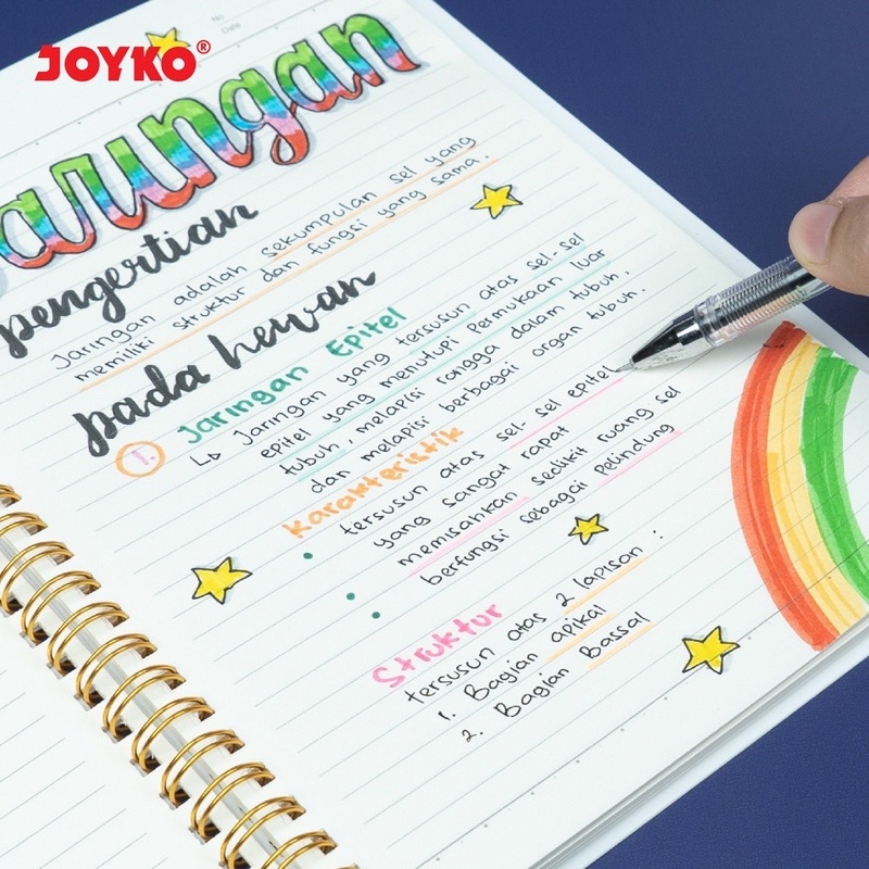 Buku Tulis Catatan Bergaris Ruled Notebook A5 Space Travel