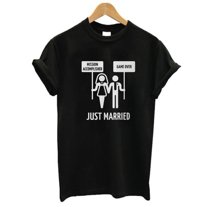 Kaos BIG SIZE ACCOMPLISED JUST MARRIED 2XL 3XL 4XL 5XL TERMURAH!!!