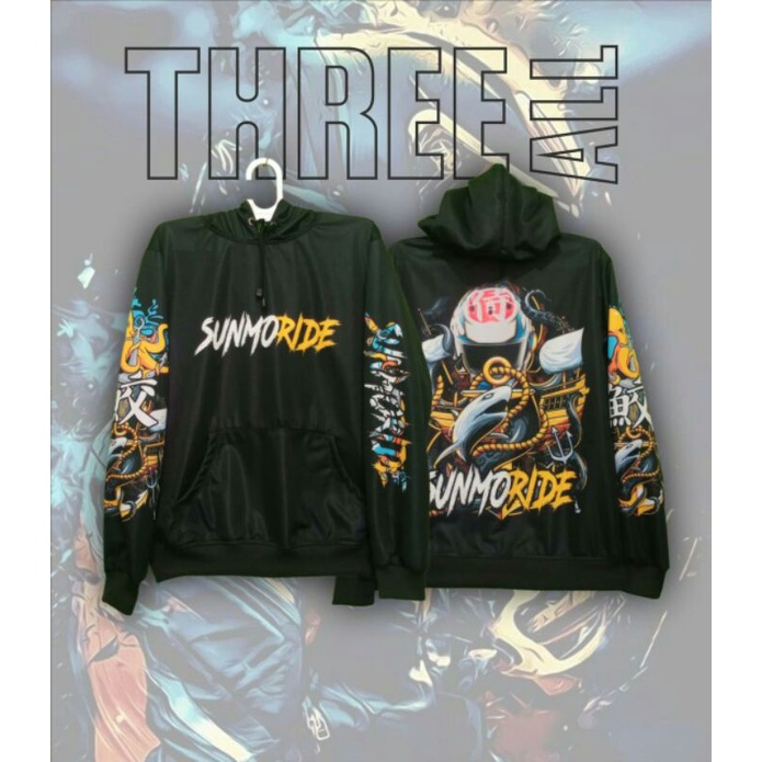 HOODIE SUNMORIDE HOODIE HITAM PRIA DAN WANITA JAKET SUNMORI FULL PRINTING