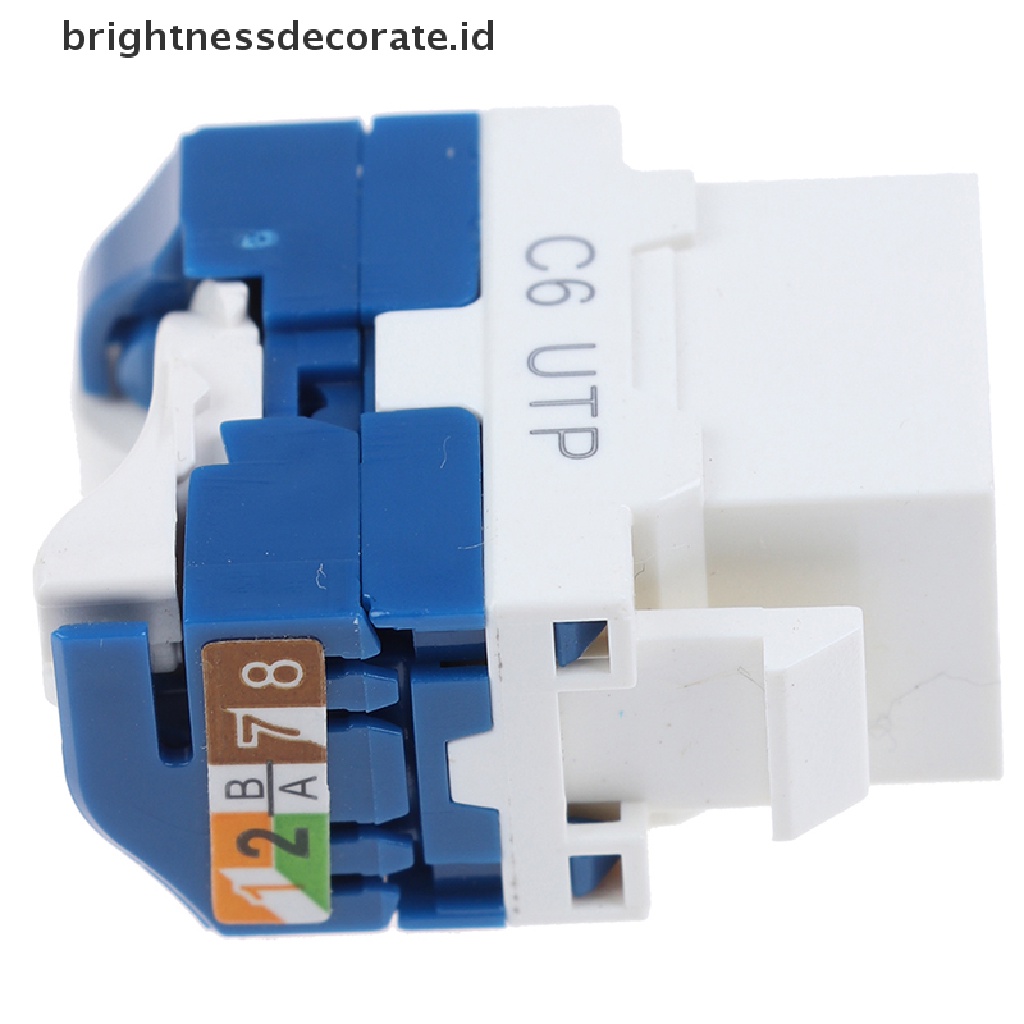 (Birth) 1pc Modul Informasi Jaringan Cat6 Rj45 Untuk Komputer