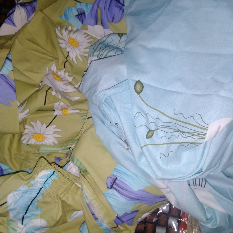 [120 X 200 T.25cm] Sprei Esra & Star Katun Cvc Termurah! #1