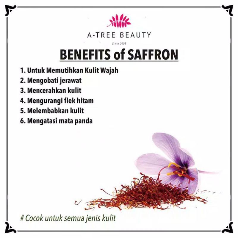 (SATUAN) SABUN SAFFRON / SABUN WAJAH ORGANIK SAFFRON 20GR / SABUN WAJAH BATANGAN SAFFRON
